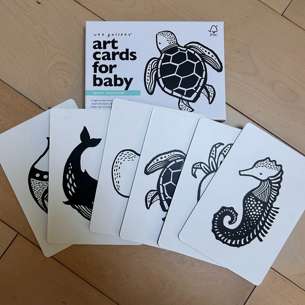 Black and White Art Cards for Baby